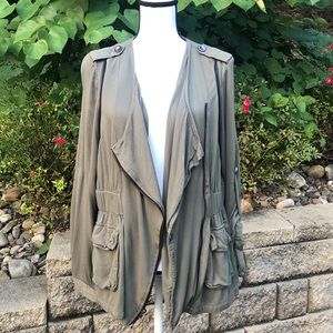 Harper Brand Khaki Green Jacket size Large